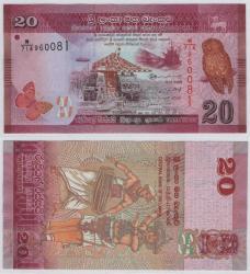 Sri Lanka 2021 Yılı 20 Rupi ÇİL