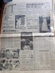 Hürriyet Gazetesi - Turkish Newspaper - 8 Haziran 1963 - 21 Mayıs sanıklarının duruşmasına Dün başlandı - sanıklardan 36'sının idamı istendi - savcı bugün orduyu ve milleti arkadan vuranların yaptığını önünüze seriyoruz dedi - Elebaşı Talat Aydemir ve arkadaşları fotoğraf - Alparslan Türkeş ve taraftarlarının faaliyetleri fotoğraf - Halil Menteş'in dahil olduğu onbirler - Alparslan Türkeş ve arkadaşlarının 4 ila 12 sene hapsi istendi - ağır hapsi istenen diğer 67 sanık - idamı istenenler - Talat Aydemir liderliği Alparslan Türkeş'e kaptırmak istemiyordu fotoğraf - Zeki Müren Grafson plaklarında - Zenci Boksör Muhammed Ali'nin imzası müstakbel dünya şampiyonu fotoğraf - Fenerbahçe Hacettepe maçı Dolmabahçe stadı'nda - Beşiktaş İzmirsporla Alsancak'ta oynuyor - Nuri Sesigüzel ve Nezahat Bayram türküleriyle Grafson plaklarında - bir hafta nerede ve kaça kalınır - Çınarcık - Ayvalık - Fatoş karikatür - Gökler Hakimi Gordon karikatür - Dedektif Nik'in Maceraları Karikatür - Mamak