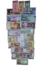 KARIŞIK FARKLI YABANCI KAĞIT PARA LOTU ÇİL