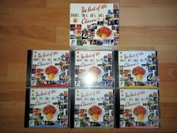 the best of the 1960's 70's 80's 90's classic's collection 6 cd set (6 disk, tüm diskler çok çok temiz kondisyonda)