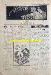 Osmanlıca Akbaba Mizah Dergisi-Gazetesi, Orijinal Dönem Basım, (Ottoman Magazine-Newspaper) - 12 Nisan 1926 - Sayı: 350 - Karikatürist Ramiz Gökçe'nin Benito Mussolini'yi Tasvir Eden Çalışması: Telgraflar: Mussolini Afrika Seyahatine Çıktı... 
