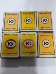 ORİJİNAL DÖNEM ÜRÜNÜ KOLEKSİYONLUK 6 ADET KİBRİT
