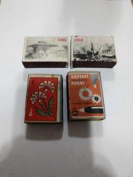 ORİJİNAL DÖNEM ÜRÜNÜ KOLEKSİYONLUK 4 ADET KİBRİT