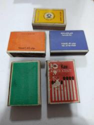 ORİJİNAL DÖNEM ÜRÜNÜ KOLEKSİYONLUK 5 ADET KİBRİT