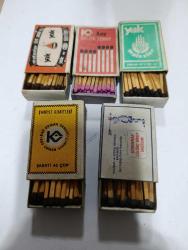 ORİJİNAL DÖNEM ÜRÜNÜ KOLEKSİYONLUK 5 ADET KİBRİT