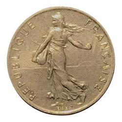 Fransa 1/2 Franc (1977) – Ekin Eken Kadın