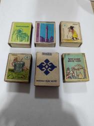 ORİJİNAL DÖNEM ÜRÜNÜ KOLEKSİYONLUK 6 ADET TEKEL KİBRİTLERİ