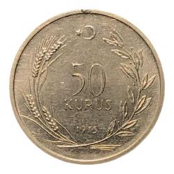 Türkiye Cumhuriyeti 50 Kuruş (1973) – Atatürk Portresi