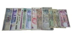 6-7-8.emisyon kağıt para lotu 13 adet