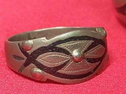 Sandıktan Mükemmel Kondisyonda Alpaka Gümüş Savatlı Bilezik