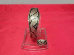 Sandıktan Mükemmel Kondisyonda Alpaka Gümüş Savatlı Bilezik