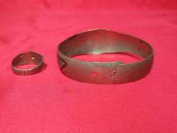 Sandıktan Mükemmel Kondisyonda Alpaka Gümüş Savatlı Bilezik