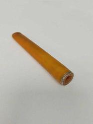 Antika Osmanlı Miskevi Gümüş Detaylı Ağızlık