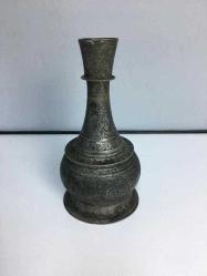 Antika Osmanlı İslami Bronz Vazo