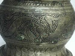 Antika Osmanlı İslami Bronz Vazo