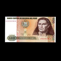 PERU (1987) - 500 Intis (ÇİL - 10/10)