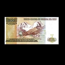 PERU (1987) - 500 Intis (ÇİL - 10/10)