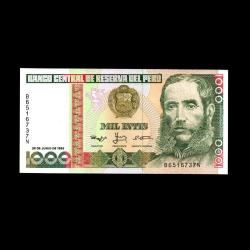 PERU (1988) - 1.000 Intis (ÇİL - 10/10)