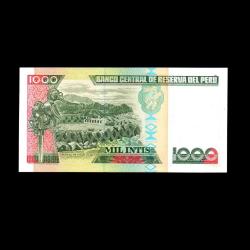 PERU (1988) - 1.000 Intis (ÇİL - 10/10)