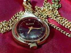 LOT.3 » RUS SLAVA MARKA KOLYE SAAT ORJİNAL KUTUSUNDA SERTİFİKALI ÜRÜN  UZUNLUK 42 CM