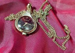 RUS SLAVA MARKA KOLYE SAAT ORJİNAL KUTUSUNDA SERTİFİKALI ÜRÜN  UZUNLUK 42 CM