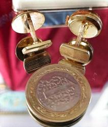 İSVİÇRE ÜRETİMİ NEWMARK MARKA SAAT KOL DÜĞMELERİ