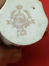 P16----RIVIERA LM BİR ÇİFT PORSELEN VAZO