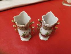 P16----RIVIERA LM BİR ÇİFT PORSELEN VAZO