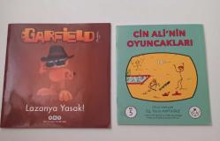 GARFİELD VE CİN ALİ  HİKAYE KİTAPÇIĞI.  KONDİSYON YÜKSEK