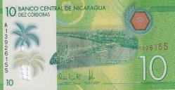 NİKARAGUA 10 Córdobas, 2014 ÇİL Polimer