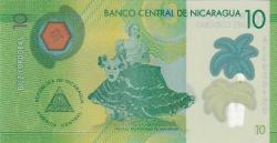 NİKARAGUA 10 Córdobas, 2014 ÇİL Polimer