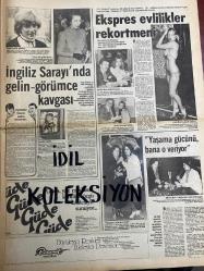 HAFTA SONU GAZETESİ DOĞUM GÜNÜ GAZETESİ (TURKİSH NEWSPAPER) - 15 MAYIS 1981 - Yıl:5 Sayı:20-Huysuz Virjin-Seyfi Dursunoğlu-Müjde Ar-Kadir İnanır-Nafiz Kavi-Bahar erdeniz-Ömer Tatlıses -Hülya Koçyiğit - Melek Koçyiğit - Nurettin Taylaner - Ünal Kutsal - Bülent Ersoy - Erdal İnceken - Fatma Girik - Memduh Ün - Talha Özmen - Ahu Tuğba - Prens Charles - Leydi Diana - Adalet Tatlıses - İbrahim Tatlıses - Şenay - Nilüfer - Ersen  “Annem Evlenemez” - Londra dönüşü bu sürprizle karşılaştım - Melek Koçyiğit harıl harıl bebek giysileri hazırlıyor - Huyu­suz da ameliyat oldu - Ben güzel bir kadınım - Body Veil - İşte uyum işte güzellik - Günümüz ana gözüyle - Tirsi spor istiyor - Atatürk şerefine… - Başkent değişiyor - Ah bu unutkan kadınlar - “İşte benim sevgilim” - Çifte mutluluk buna denir - Büyük piyangonun şerefine - Şerefe karıcığım - İyi ki doğdun Talha - Kadından neyimiz eksik - İngiliz Sarayı’nda gelin-görümce kavgası - Ekspres evlilikler rekortmeni - Görünce aldanmayın - Buluş burada bi