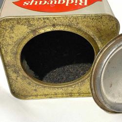 1970'ler Dekorluk İngiliz Ridgways Teneke Çay Kutusu