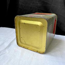 1970'ler Dekorluk İngiliz Ridgways Teneke Çay Kutusu