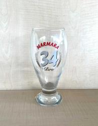 1 ADET MARMARA 34 BİRA BARDAĞI BİRA KADEHİ