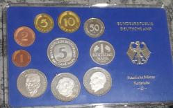 ALMAN MADENİ PARALARI 1 FENİGTEN 5 MARKA KADAR TAM SET ÇİL- 1982 G