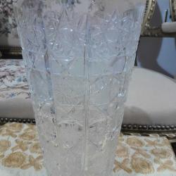 Antika Kesme Cam Vazo