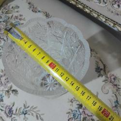 Antika Kesme Cam Vazo