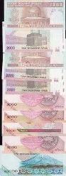 İran 1.000/2.000/5.000/10.000 Riyal Lot 10 Adet ÇİL