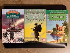 İş Gençlik ve Çocuk Kütüphanesi Seti - Kaçırılan Çocuk, Denizde Bulunan Çocuk, Yeşil Işın (Kısaltılmamış, Orijinal Dilden Çeviri)