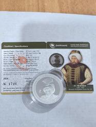 Darphane Padişah Serisi Gümüş  4. Mehmet ( Avcı Mehmed ) Çil Sertifikalı No 19