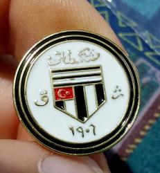 OSMANLICA BEŞİKTAŞ SPOR KULÜBÜ, MİNELİ YAKA İĞNESİ/ROZET ÇİL