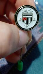 OSMANLICA BEŞİKTAŞ SPOR KULÜBÜ, MİNELİ YAKA İĞNESİ/ROZET ÇİL