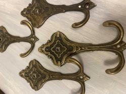 4 adet eskilerden pirinç askı