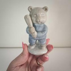 Sporcu Ayıcık Biblo - Beyzbol Figürü