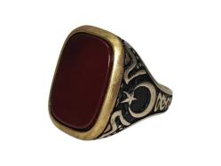 AKİK TAŞLI GÜMÜŞ YÜZÜK