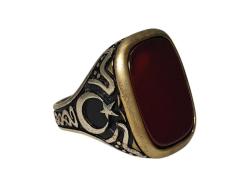 AKİK TAŞLI GÜMÜŞ YÜZÜK