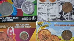 4 farklı hatıra para lotu çil