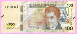 Honduras 100 Lempiras 2022 P 112 UNC (TK 19 006) ÇİL