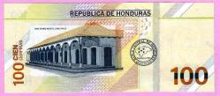 Honduras 100 Lempiras 2022 P 112 UNC (TK 19 006) ÇİL